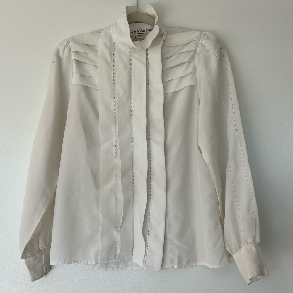 oscar de la renta expressions blouse